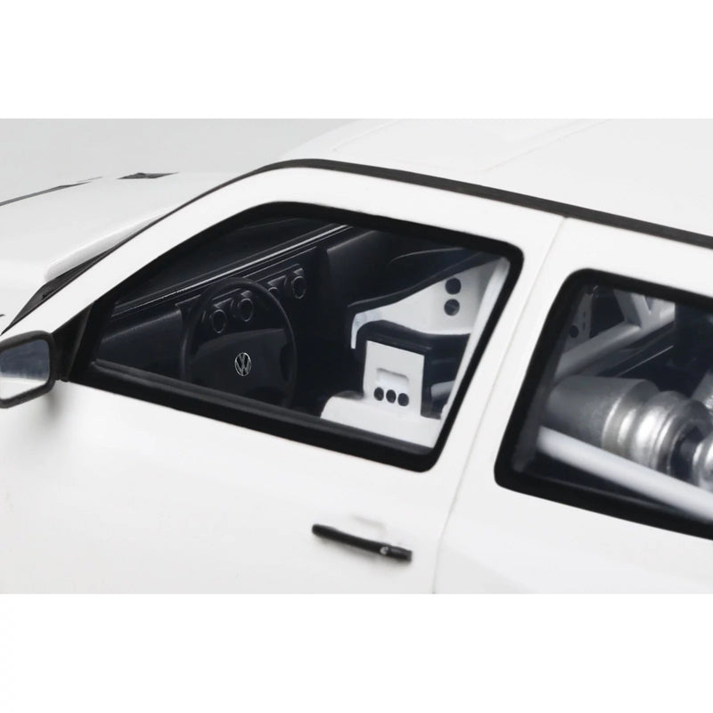 Chargez l&#39;image dans la visionneuse de la galerie, Volkswagen GOLF III KHYZYL SALEEM BLANC 2024 OTTOmobile 1:18
