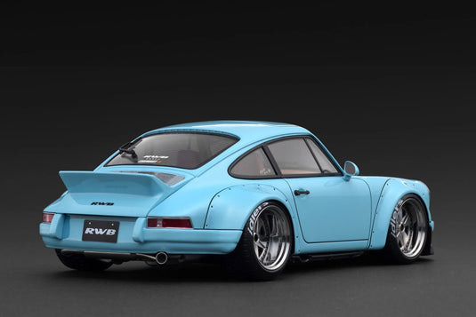 Porsche RWB Backdate Bleu IGNITION MODEL 1:18