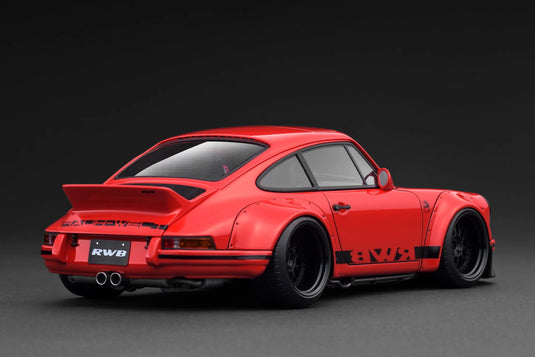 Porsche RWB Backdate Rood IGNITION MODEL 1:18