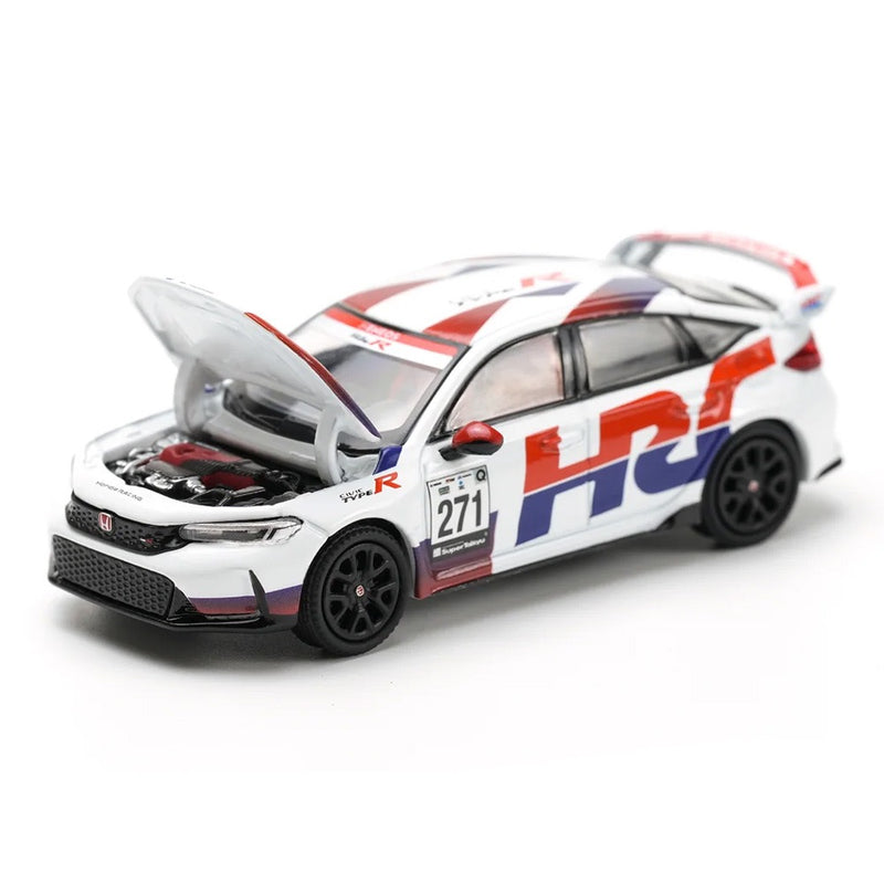 Load image into Gallery viewer, Honda CIVIC Type R (FL5) #271 White/Red/Blue POP RACE 1:64
