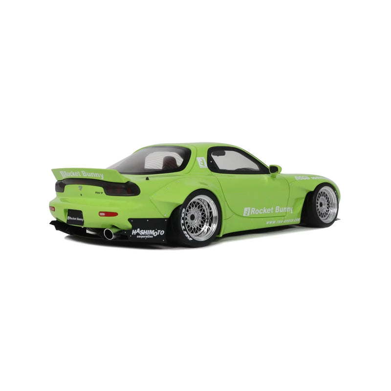 Laad de afbeelding in de Gallery-viewer, Mazda RX7 (FD3S) ROCKET BUNNY AERO (V1) PARELGROEN 2015 OTTOmobile 1:18
