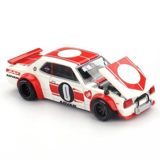 Laad de afbeelding in de Gallery-viewer, Nissan SKYLINE GT-R (KPGC10) KAIDO WORKS V2 1969 MINI GT 1:64
