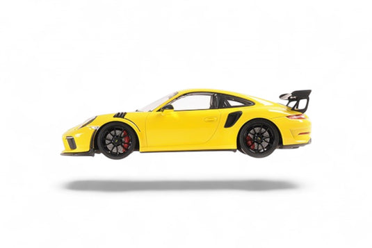Porsche 911 GT3RS (991.2) – 2019 – GEEL MET ZWARTE VELGEN MINICHAMPS 1:18