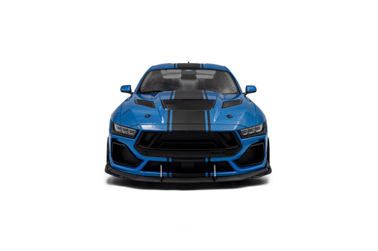 Ford SHELBY MUSTANG SUPER SNAKE GRABBER BLUE METALLIC 2025 SOLIDO 1:18
