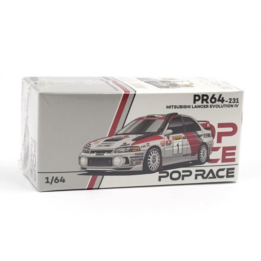 MITSUBISHI LANCER EVOLUTION IV SAFARI RALLY KENYA 1998 POP RACE 1:64