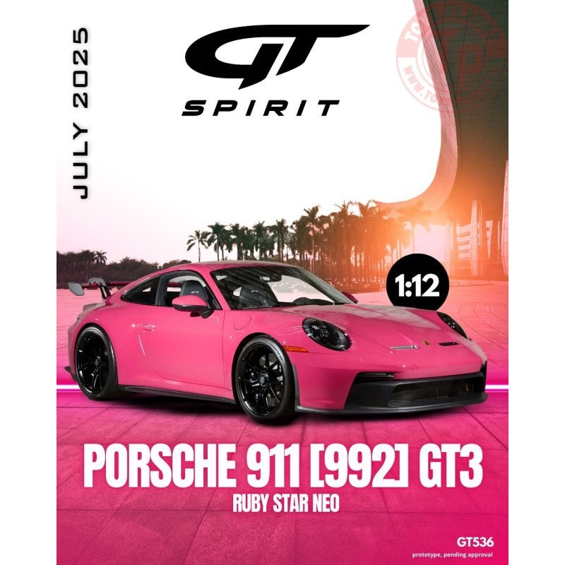 Chargez l&#39;image dans la visionneuse de la galerie, Porsche 911 [992] GT3 RUBY STAR NEO 2021 GT SPIRIT 1:12
