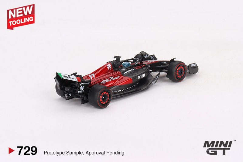 Load image into Gallery viewer, Alfa Romeo C43 #77 Valtteri Bottas 2023 F1 2023 Australian GP (LHD) MINI GT 1:64

