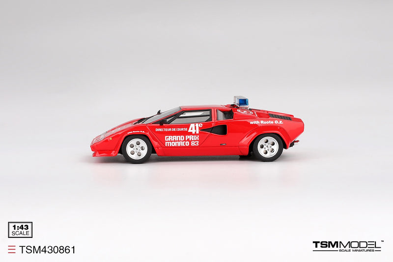 Load image into Gallery viewer, Lamborghini COUNTACH PACE CAR MONACO GRAND PRIX 1982 TSM Model 1:43
