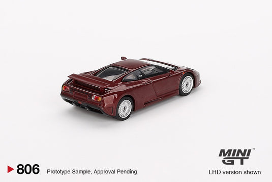 Bugatti EB110 GT DARK RED METALLIC 1995 (LHD) MINI GT 1:64