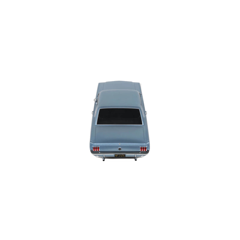 Load image into Gallery viewer, Ford MUSTANG V8 HARDTOP SILVER BLUE PONY 1965 OTTOmobile 1:12
