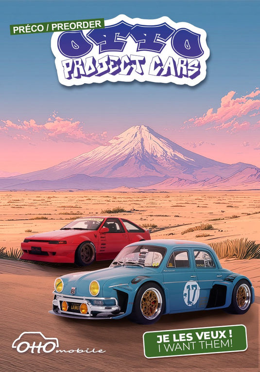 RENAULT DAUPHINE LA BRUTE VERT AVEC PATINE MEILLEUR DU SHOW SEMA 2024 OTTOmobile 1:18