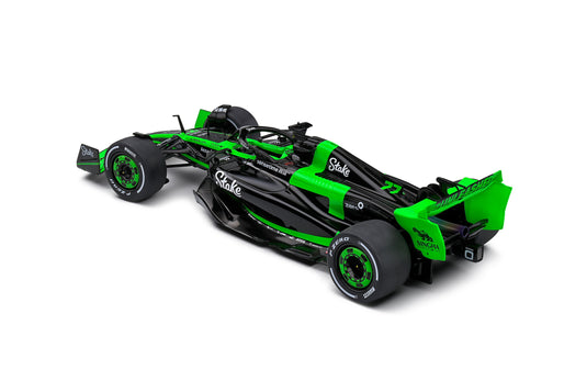 Kick SAUBER C44 SHOWCAR VERSION NOIR / VERT 2024 SOLIDO 1:18