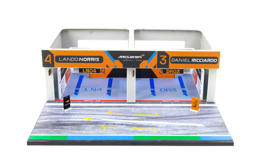 Pit Garage McLaren Formula One Team (Cars not included) TARMAC WORKS 1:64