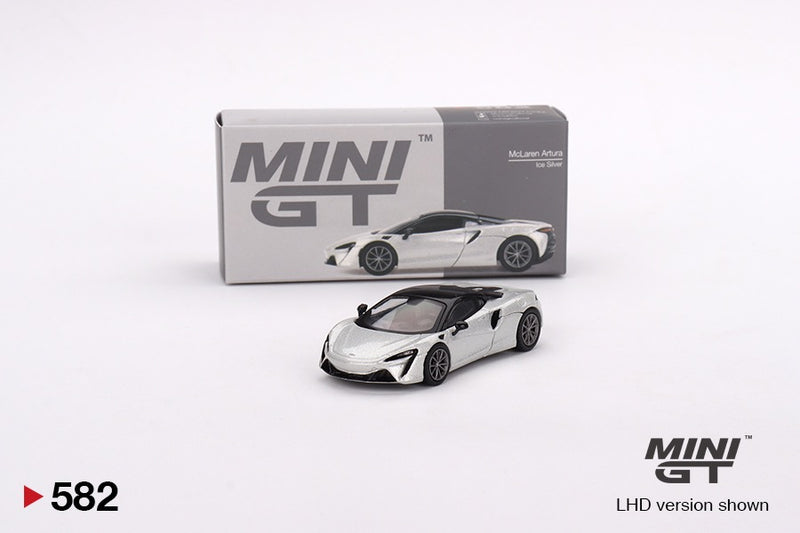Load image into Gallery viewer, McLaren Artura Silver (LHD) MINI GT 1:64
