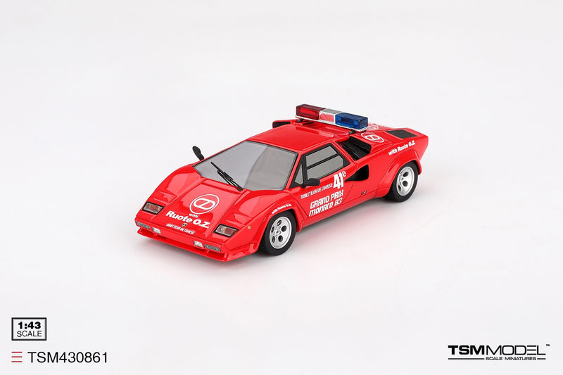 Load image into Gallery viewer, Lamborghini COUNTACH PACE CAR MONACO GRAND PRIX 1982 TSM Model 1:43
