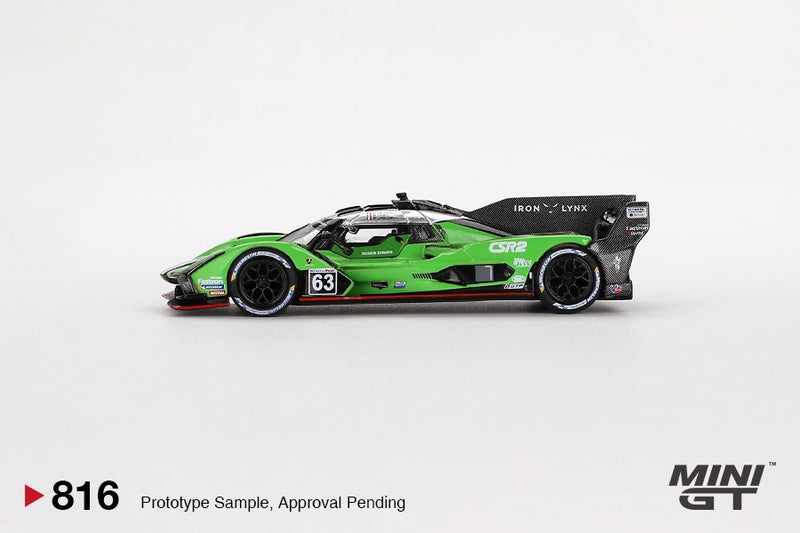 Chargez l&#39;image dans la visionneuse de la galerie, Lamborghini SC63 #63 IRON LYNX SEBRING 12 HRS 2024 (LHD) MINI GT 1:64
