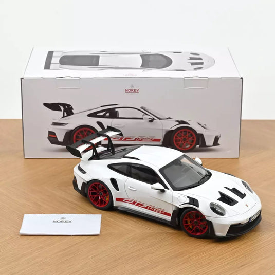 Porsche 911 GT3 RS 2022 White/Red NOREV 1:12