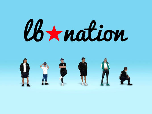 The LB*NATION LBWK Figure set (Car not included) AMERICAN DIORAMA 1:64