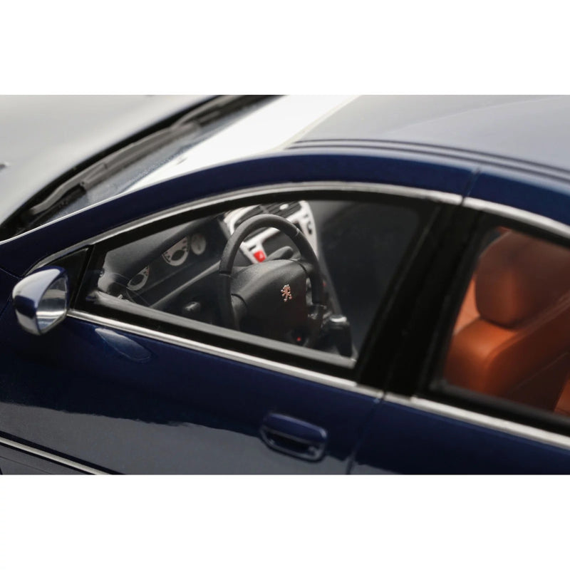 Chargez l&#39;image dans la visionneuse de la galerie, Peugeot 607 3.0 V6 PHASE 2 BLEU MONTEBELLO 2008 OTTOmobile 1:18

