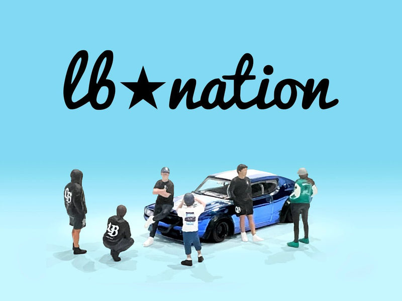 Load image into Gallery viewer, The LB*NATION LBWK Figure set (Car not included) AMERICAN DIORAMA 1:64

