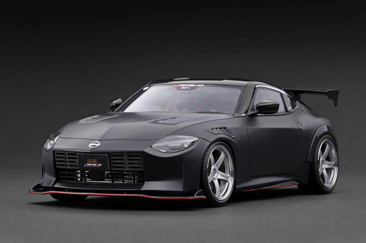 NISSAN TOP SECRET FAIRLADY Z (RZ34) MAT ZWART IGNITION MODEL 1:18