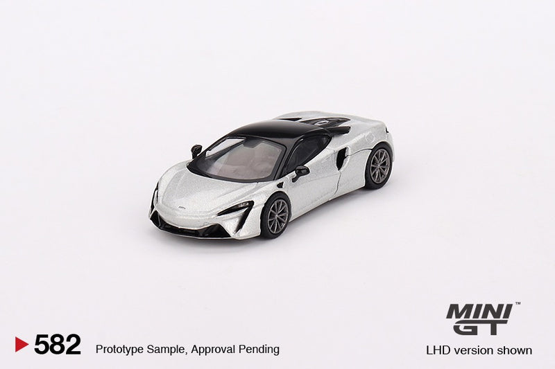Load image into Gallery viewer, McLaren Artura Silver (LHD) MINI GT 1:64
