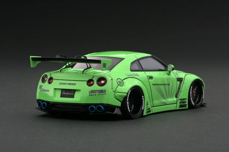 Chargez l'image dans la visionneuse de la galerie, Nissan LB-Works GT-R (R35) VERT IGNITION MODEL 1:43
