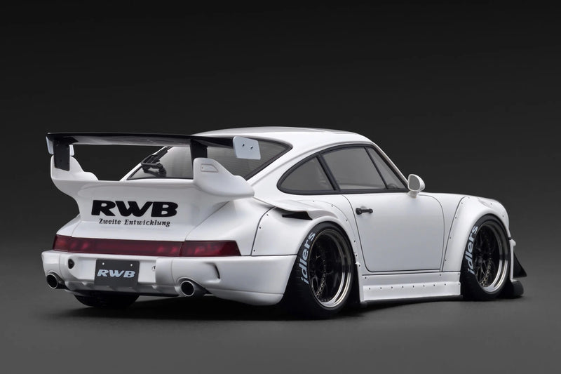 Chargez l'image dans la visionneuse de la galerie, PORSCHE RWB 964 BLANC IGNITION MODEL 1:18

