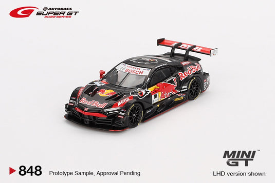 Honda NSX GT #16 RED BULL MOTUL MUGEN SUPER GT SERIES 2022 MINI GT 1:64