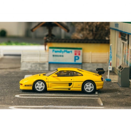 Ferrari F355 CHALLENGE JAUNE TARMAC WORKS 1:64