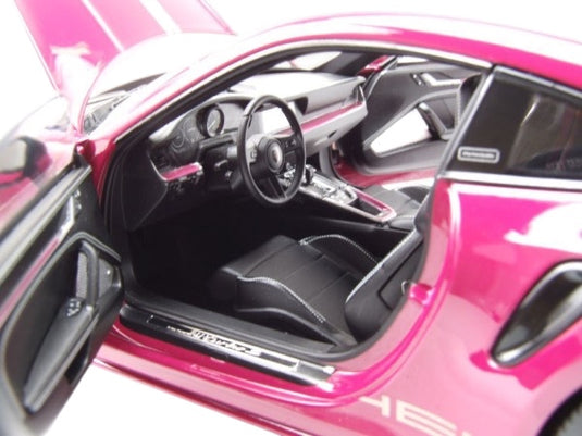 Porsche 911 (992) Turbo S coupé Sport Design 2021 Rouge MINICHAMPS 1:18