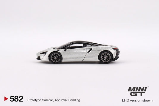 McLaren Artura Silver (LHD) MINI GT 1:64