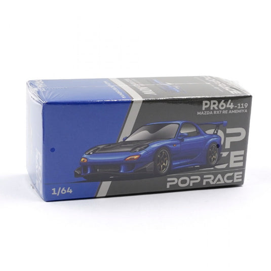 Mazda RX-7 (FD3S) Re-Amemiya Widebody Blue POP RACE 1:64