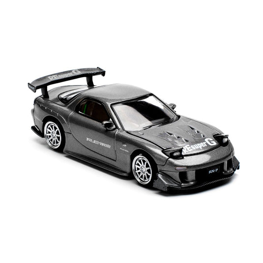 Mazda RX7 RE-AMEMIYA Gris POP RACE 1:64