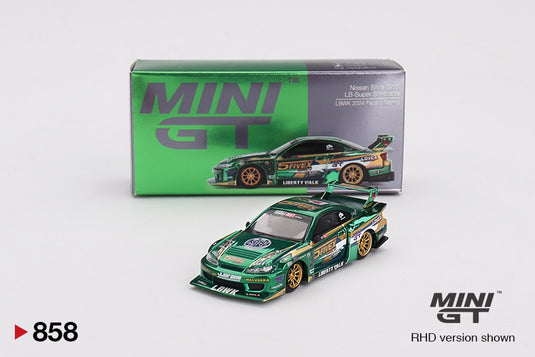 Nissan SILVIA S15 LB-SUPER SILHOUET FAUSTO RACING 2024 (RHD) MINI GT 1:64