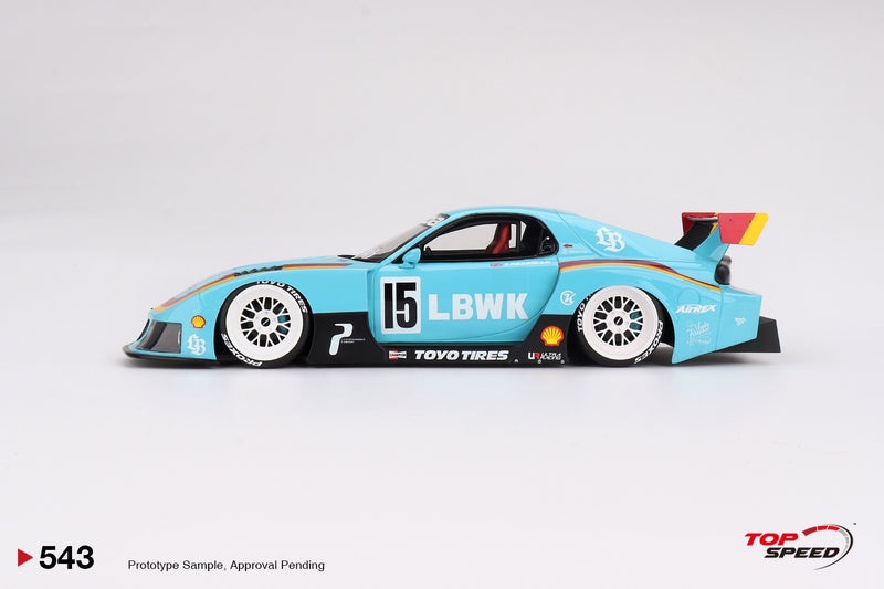 Load image into Gallery viewer, Mazda RX-7 LB-SUPER SILHOUETTE LIBERTY WALK EUROPE 2024 TOP SPEED 1:18
