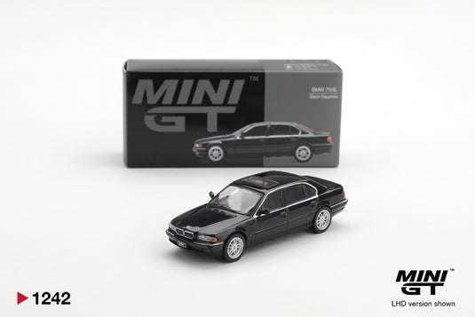 BMW 750IL (E38) ZWART 1999 MINI GT 1:64