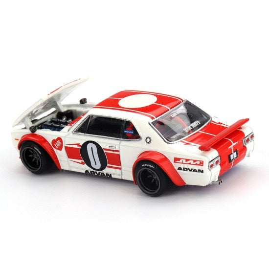 Laad de afbeelding in de Gallery-viewer, Nissan SKYLINE GT-R (KPGC10) KAIDO WORKS V2 1969 MINI GT 1:64
