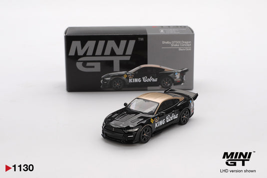 Ford SHELBY GT500 DRAGON SNAKE CONCEPT NOIR & OR 2020 (LHD) MINI GT 1:64