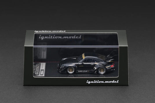 PORSCHE RWB 993 BLACK IGNITION MODEL 1:64