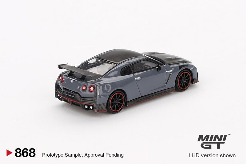 Load image into Gallery viewer, Nissan GT-R (R35) NISMO STEALTH GRAY 2024 (LHD) MINI GT 1:64
