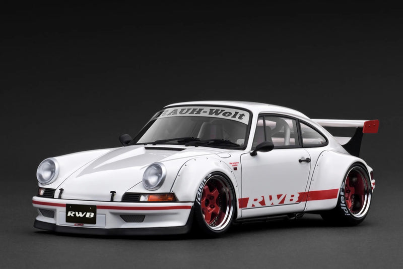 Chargez l&#39;image dans la visionneuse de la galerie, Porsche RWB Backdate Blanc IGNITION MODEL 1:18
