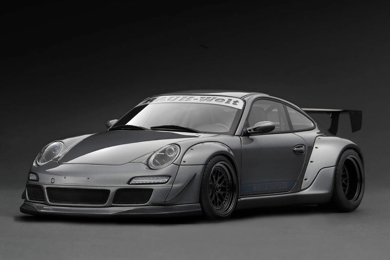 Load image into Gallery viewer, Porsche RWB 997 GT3 Gray IGNITION MODEL 1:18
