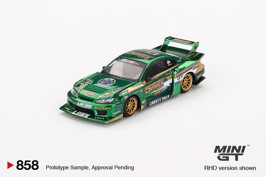 Nissan SILVIA S15 LB-SUPER SILHOUET FAUSTO RACING 2024 (RHD) MINI GT 1:64