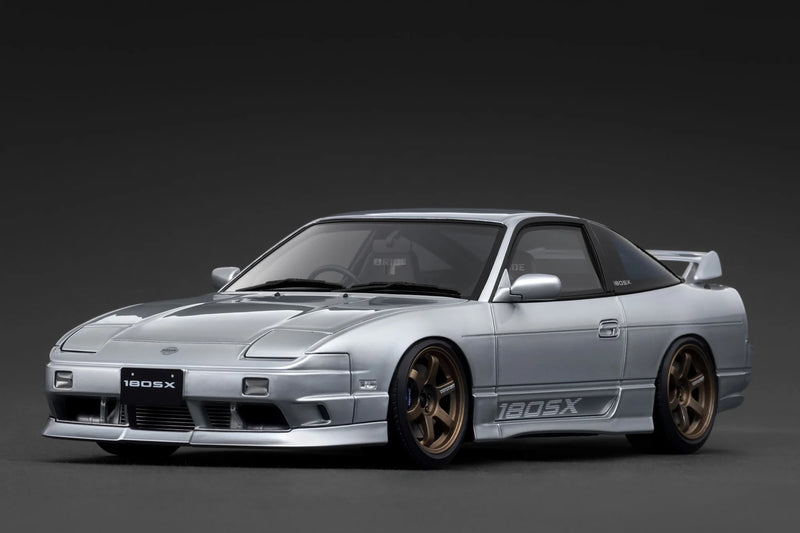 Load image into Gallery viewer, Nissan 180 SX TYPE X (RPS13) Silver IGNITION MODEL 1:18
