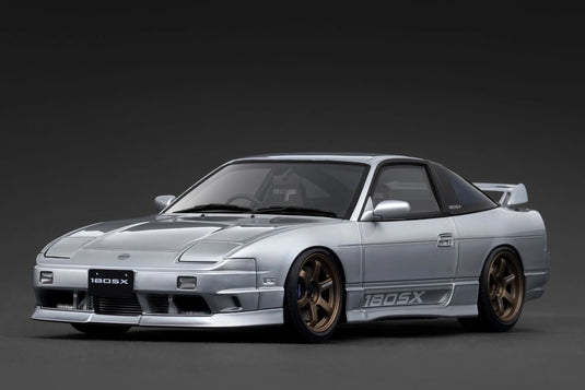 Nissan 180 SX TYPE X (RPS13) Zilver IGNITION MODEL 1:18