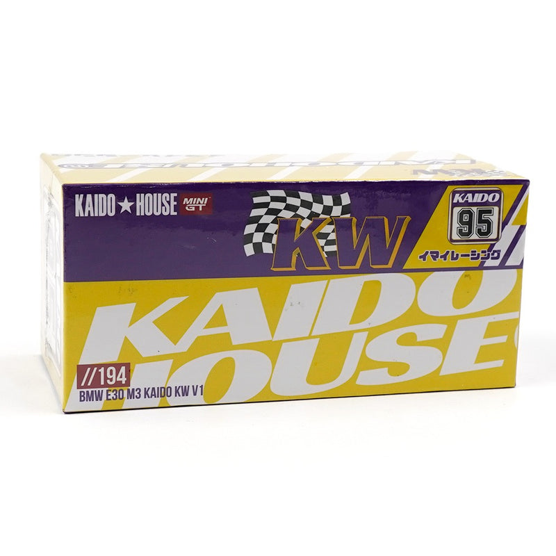 Laad de afbeelding in de Gallery-viewer, Bmw M3 (E30) KAIDO KW V1 1989 MINI GT 1:64
