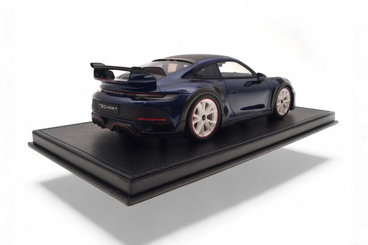 Porsche 911 (992) TECHART GTstreet R Blauw/Wit/Rood - Limited Edition 3 van 20 stuks - TECHART 1:18