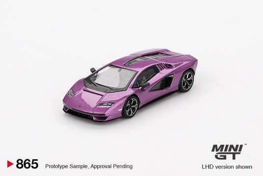 Lamborghini COUNTACH LPI 800- 4 VIOLET 30TH 2023 (LHD) MINI GT 1:64