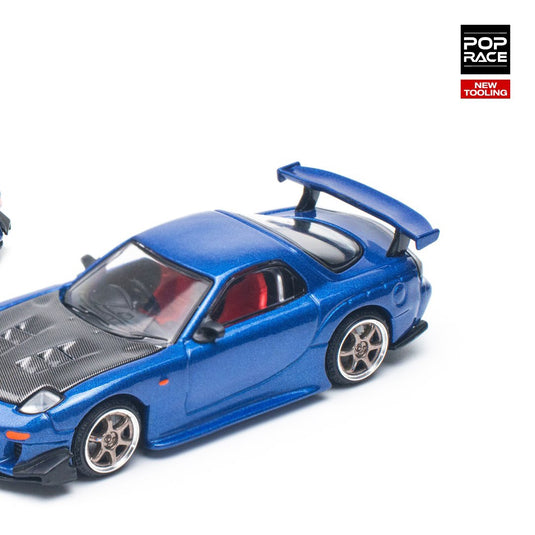 Mazda RX-7 (FD3S) Re-Amemiya Widebody Blue POP RACE 1:64